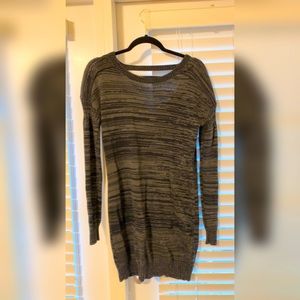 Gray/Black Sweater Dress